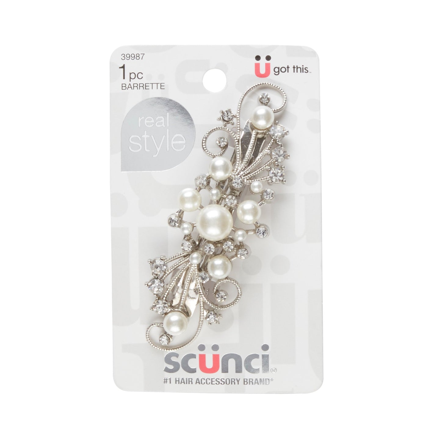 Scunci Barrette With Stones