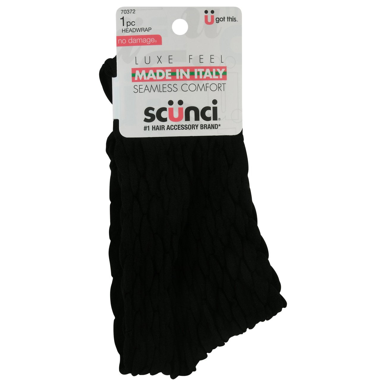 Scunci Wide Pucked Faux Headwrap