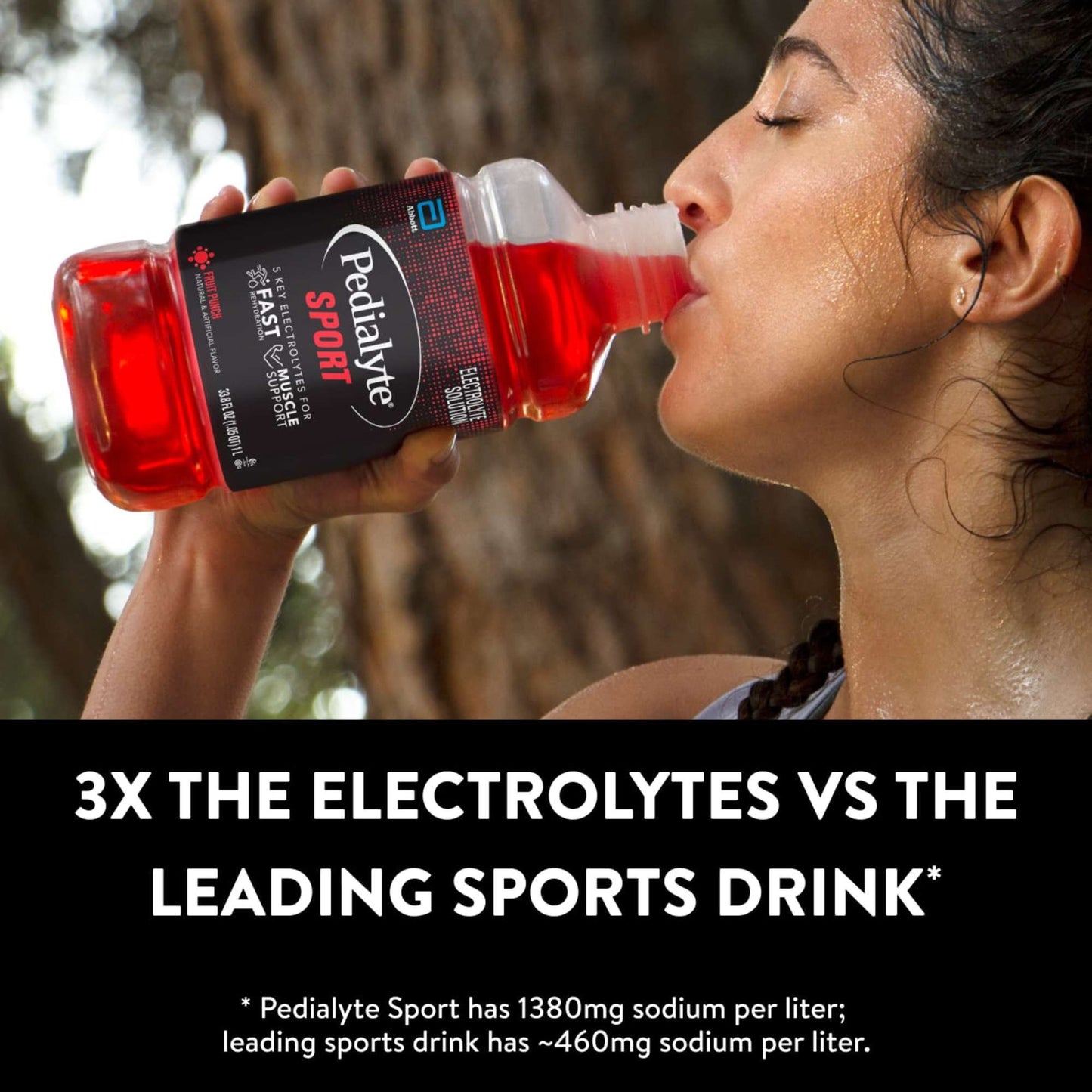 Pedialyte Sport Electrolyte Solution - Fruit Punch