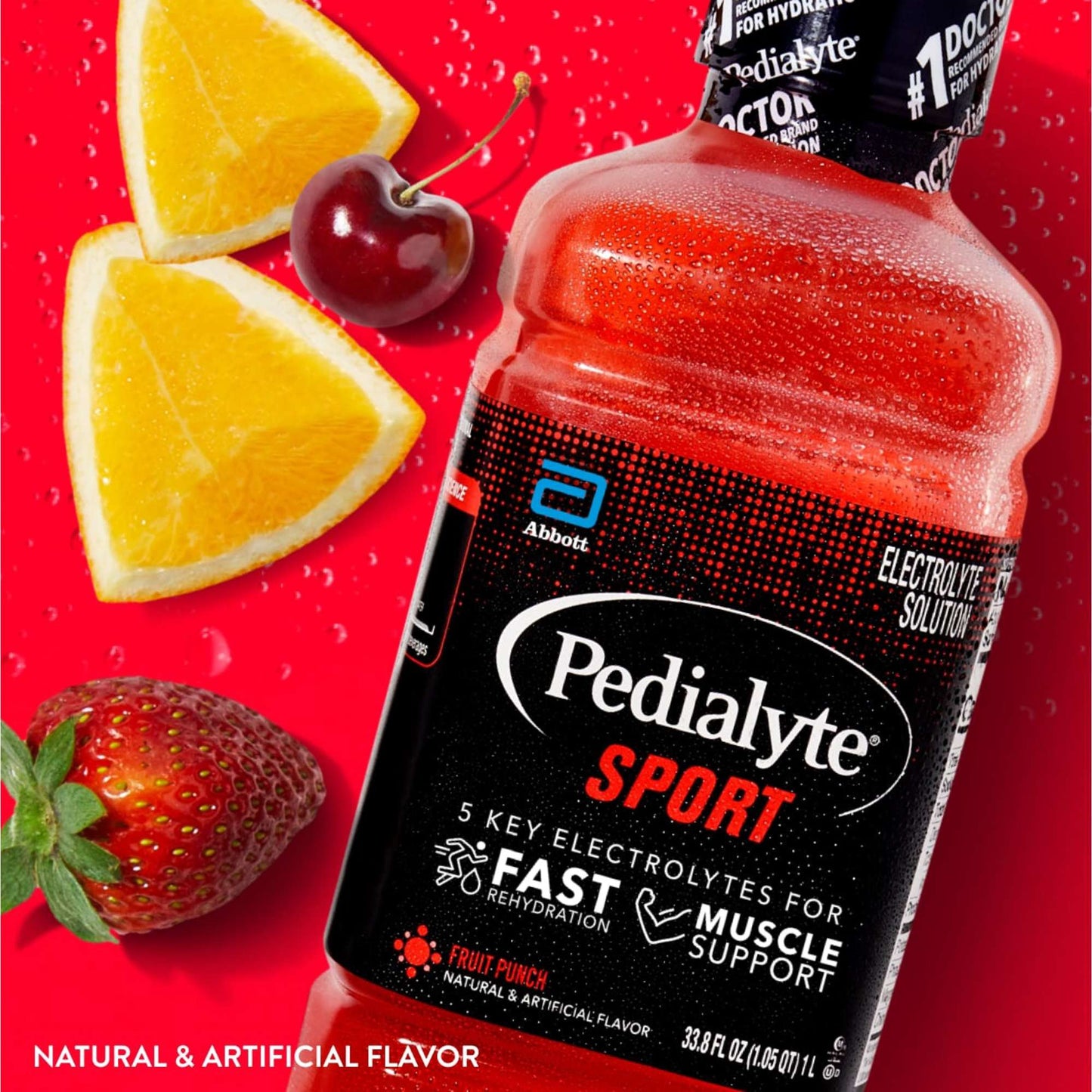 Pedialyte Sport Electrolyte Solution - Fruit Punch
