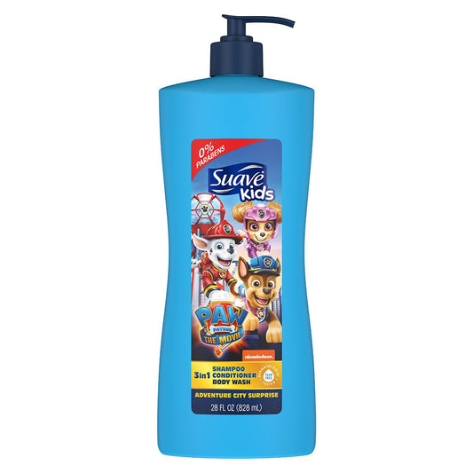 Suave Kids 3 in 1 Paw Patrol Shampoo Conditioner & Body Wash