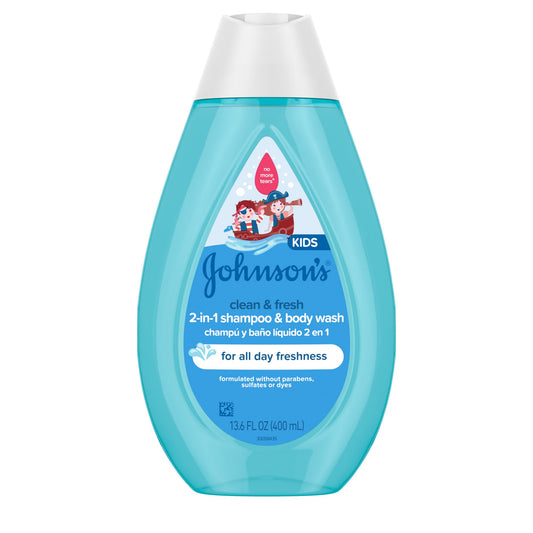 Johnson's Kids Tear-Free Shampoo & Body Wash - Clean & Fresh