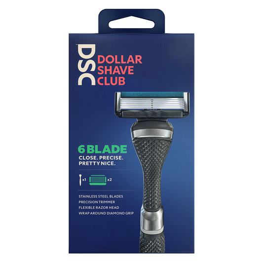Dollar Shave Club 6-Blade Razor Starter Set