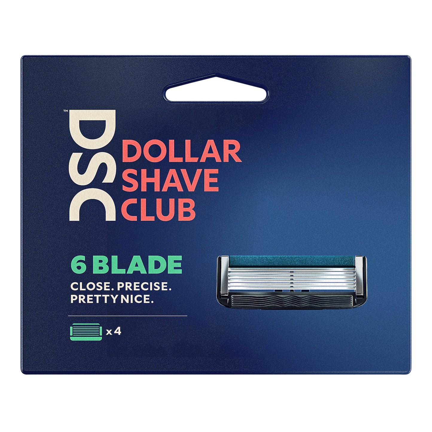 Dollar Shave Club 6-Blade Razor Refill Cartridges