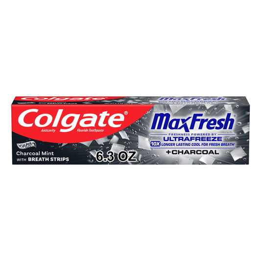 Colgate Max Fresh + Charcoal Anticavity Toothpaste - Charcoal Mint