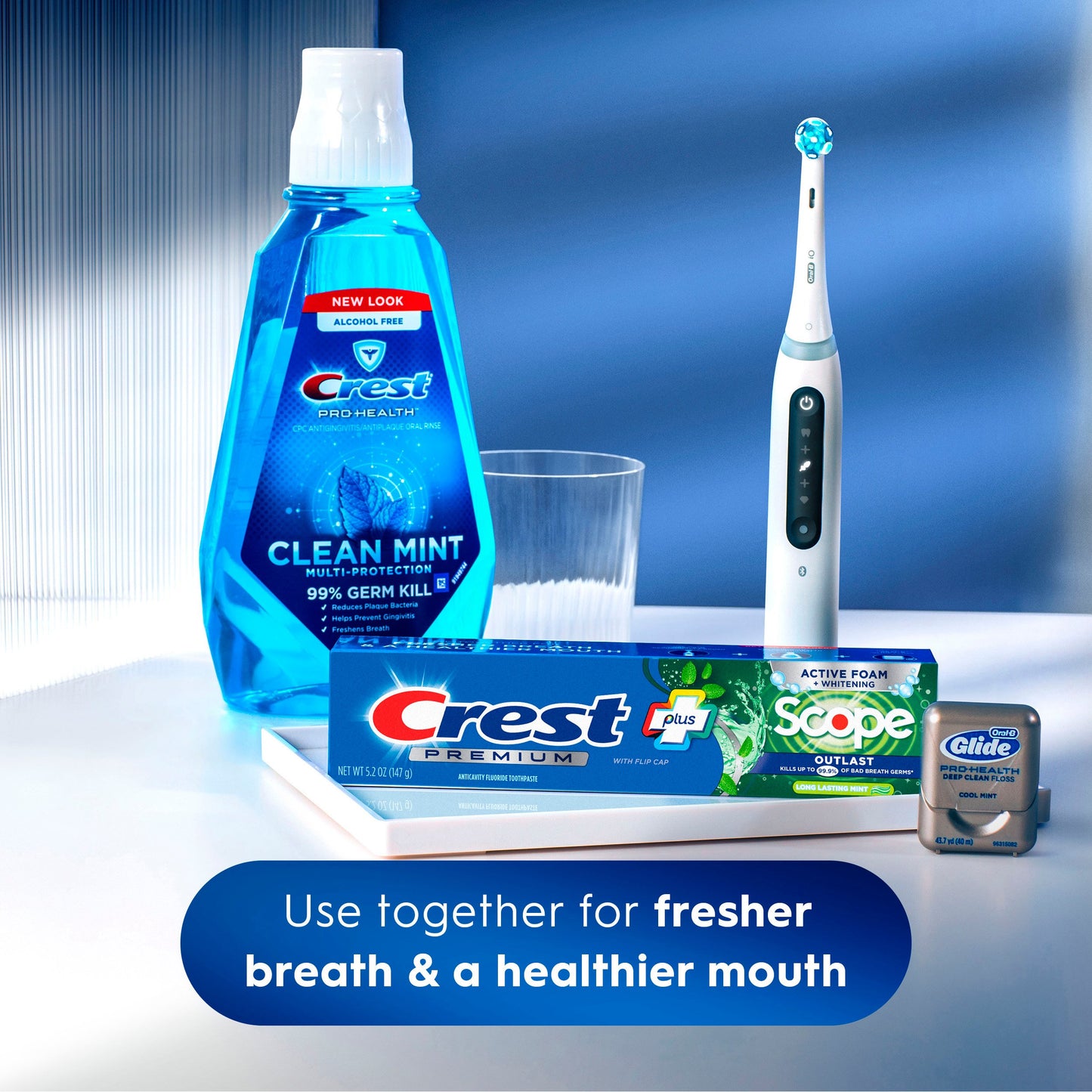 Crest Premium + Scope Outlast Active Foam Toothpaste - Long Lasting Mint