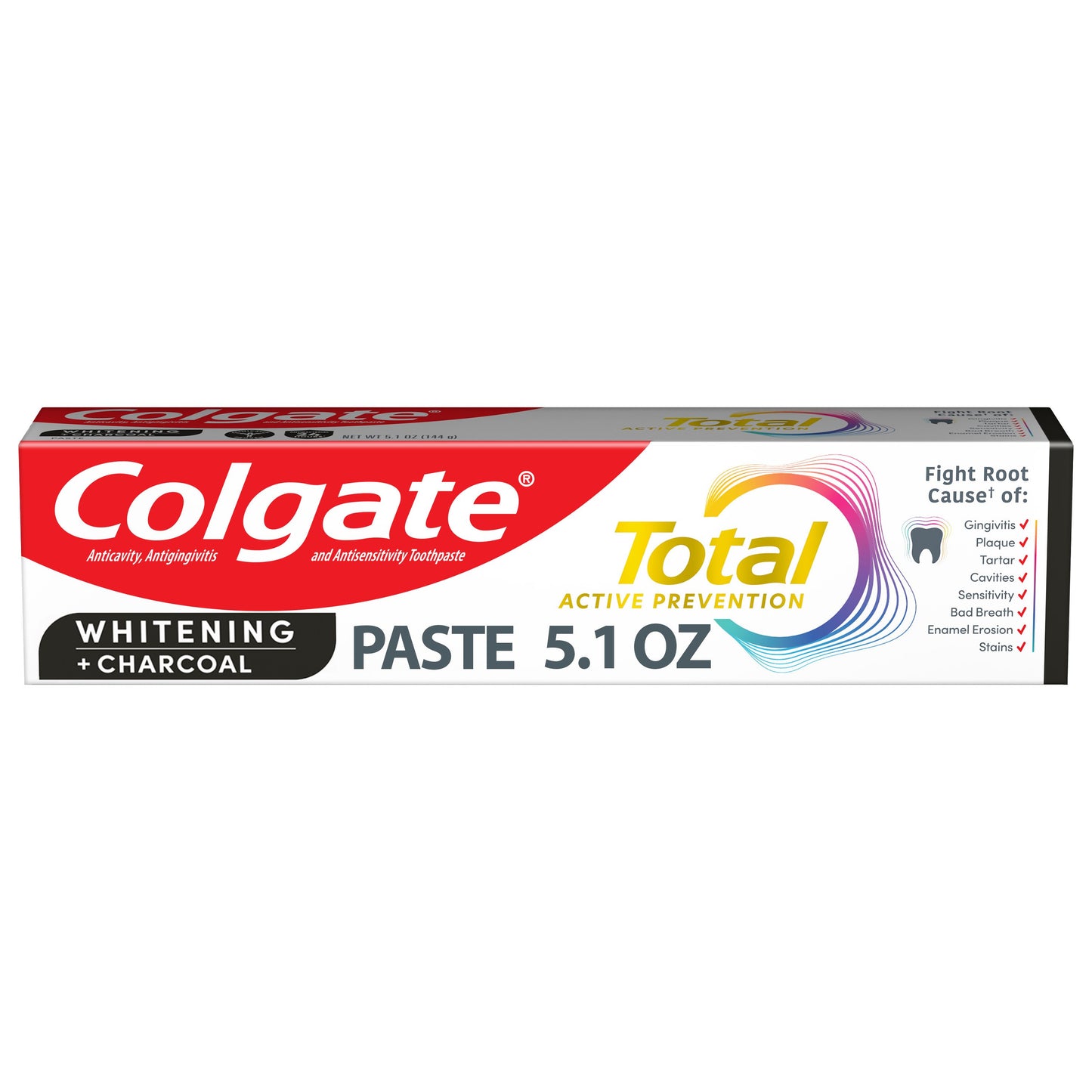 Colgate Total Whitening + Charcoal Toothpaste