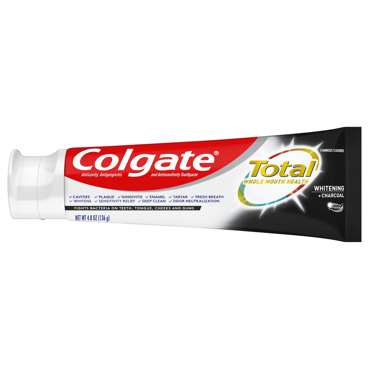Colgate Total Whitening + Charcoal Toothpaste