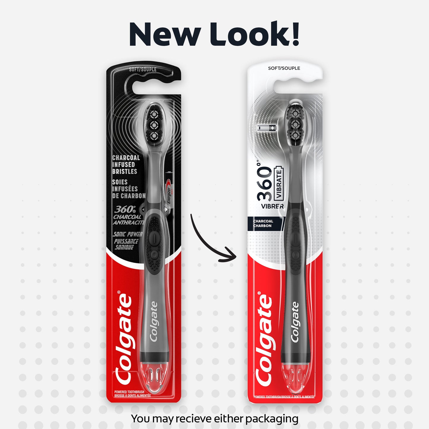 Colgate 360 Charcoal Sonic Power Toothbrush - Soft