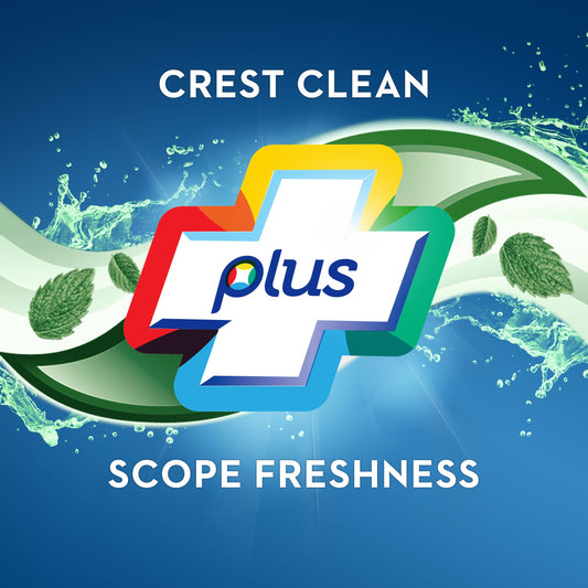 Crest Complete + Scope 3-in-1 Liquid Gel Toothpaste - Minty Fresh