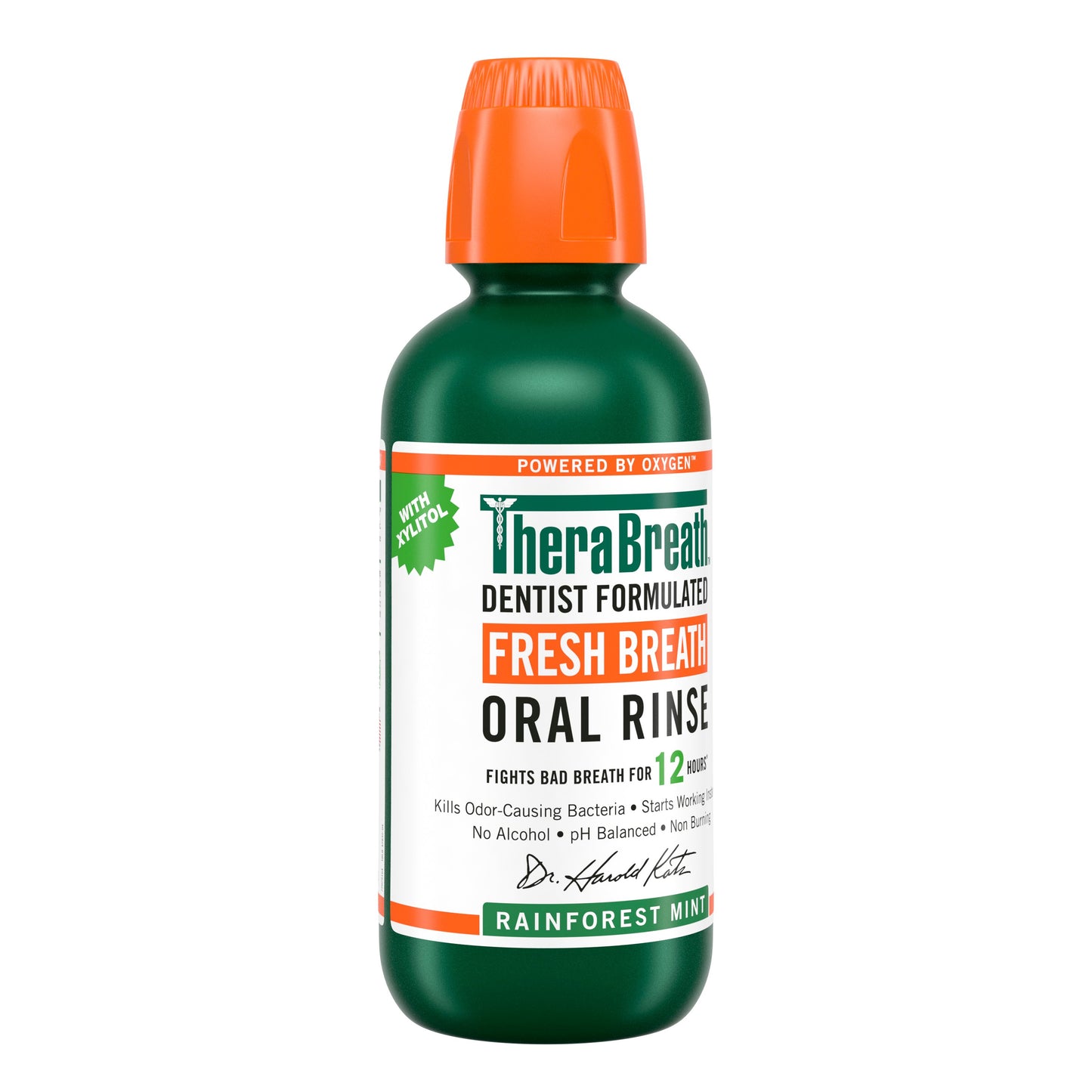 TheraBreath Fresh Breath Oral Rinse Rainforest Mint