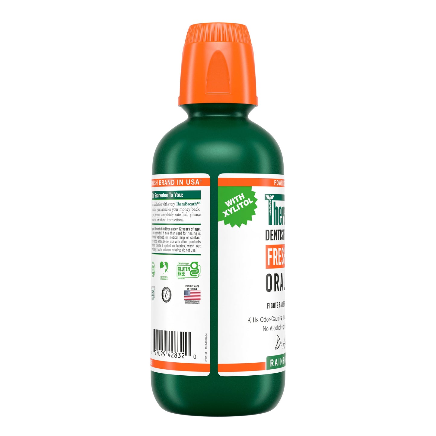TheraBreath Fresh Breath Oral Rinse Rainforest Mint