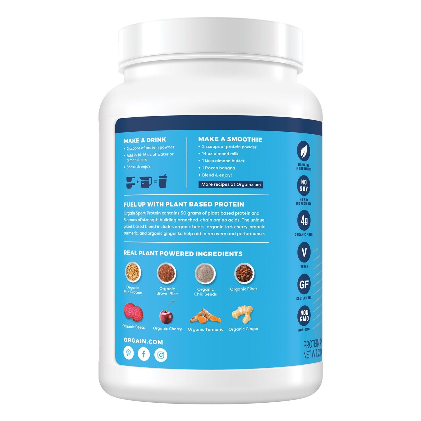 Orgain Sport 30g Protein Powder - Vanilla