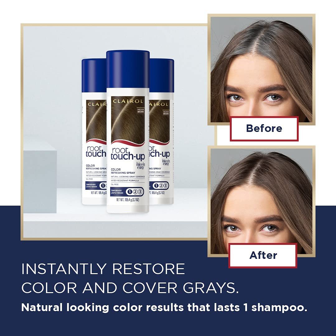 Clairol Root Touch-Up Color Refreshing Spray Light Brown