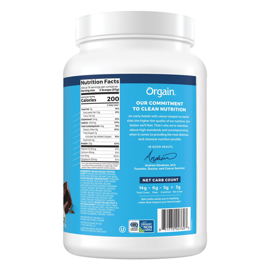 Orgain Sport Protein Powder Chocolate