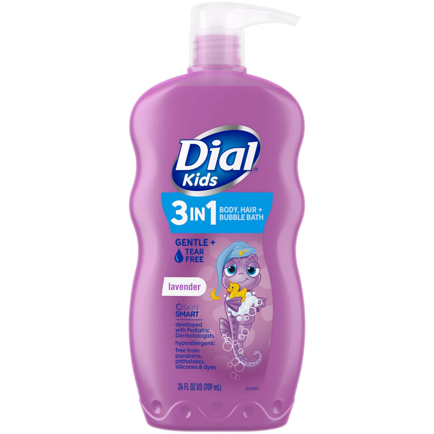 Dial Kids 3-in-1 Body, Hair & Bubble Bath - Lavender