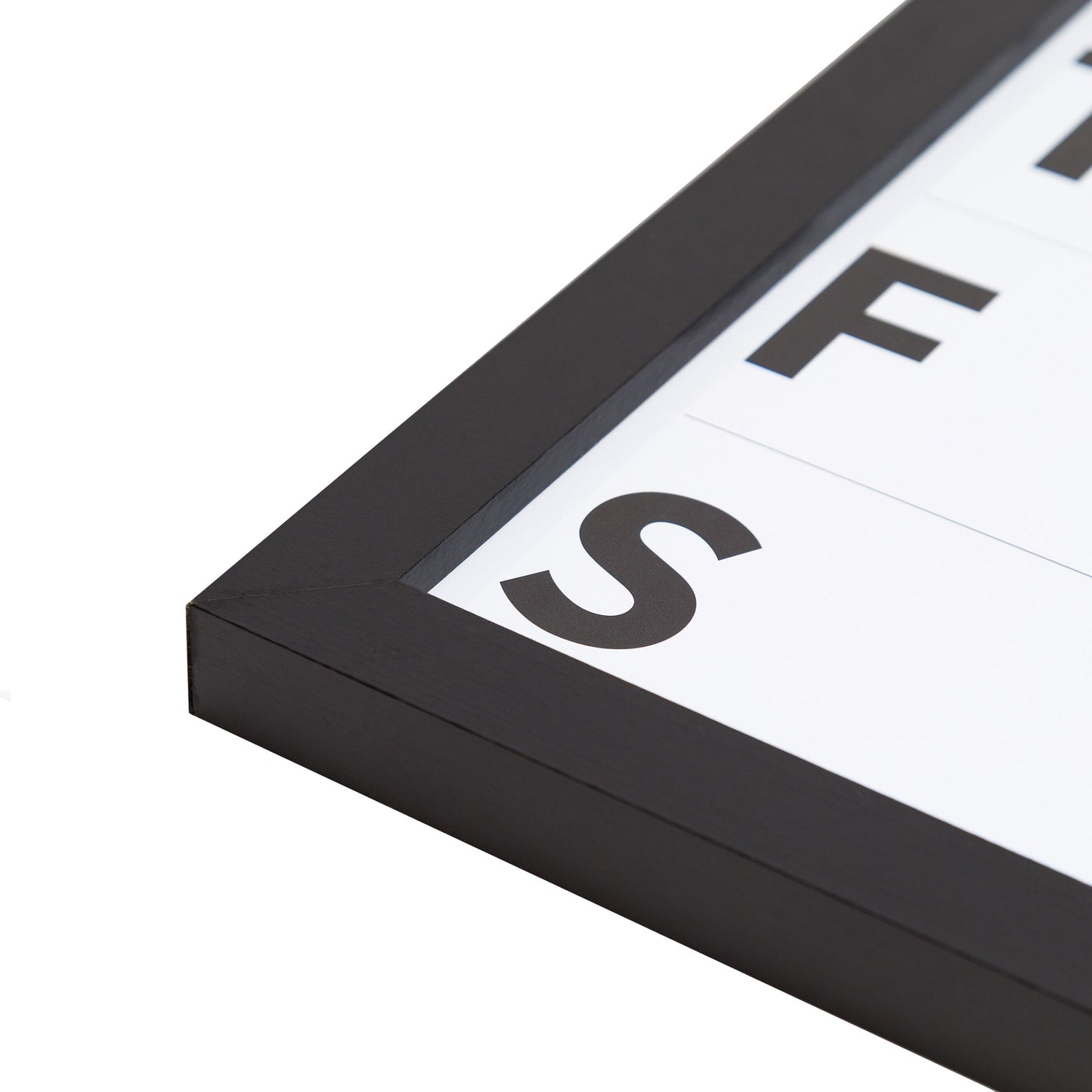 U Brands Wood Frame Weekly Dry Erase Planner