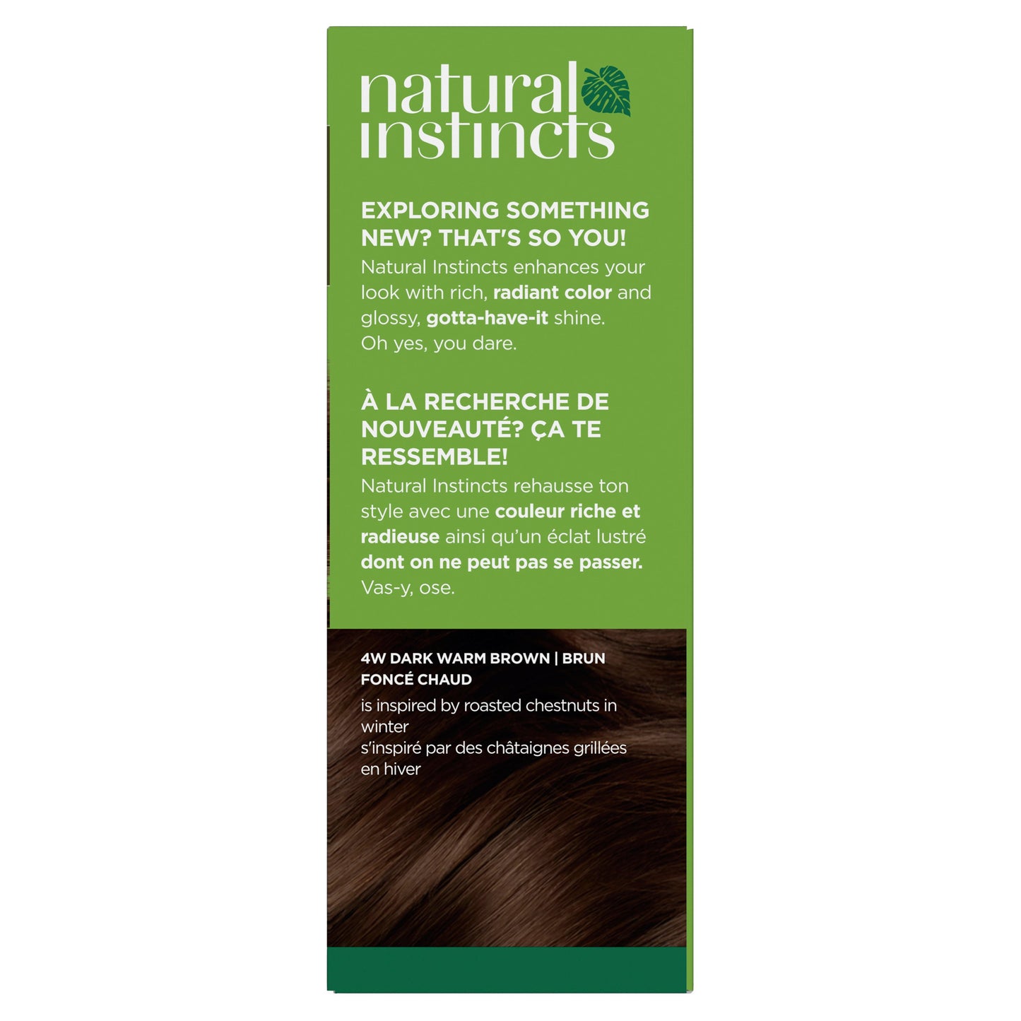 Clairol Natural Instincts Vegan Demi-Permanent Hair Color - 4W Dark Warm Brown