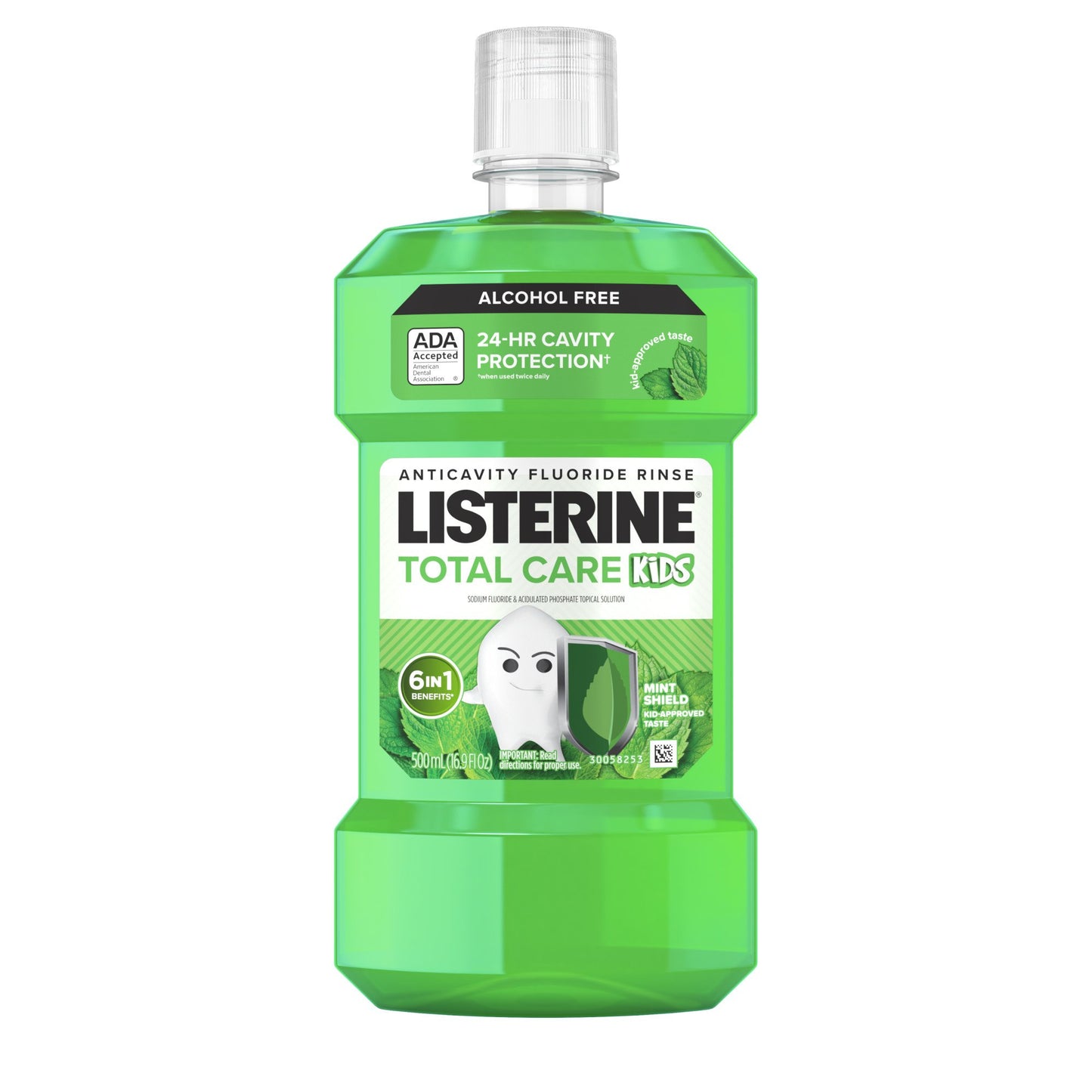 Listerine Kids Smart Rinse Mouthwash - Mint Shield
