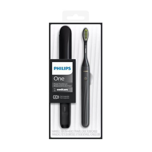 Philips One Rechargeable Power Toothbrush - Black