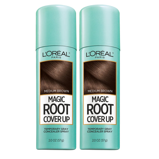 L'Oréal Paris Paris Magic Root Cover Up Medium Brown Twin Pack