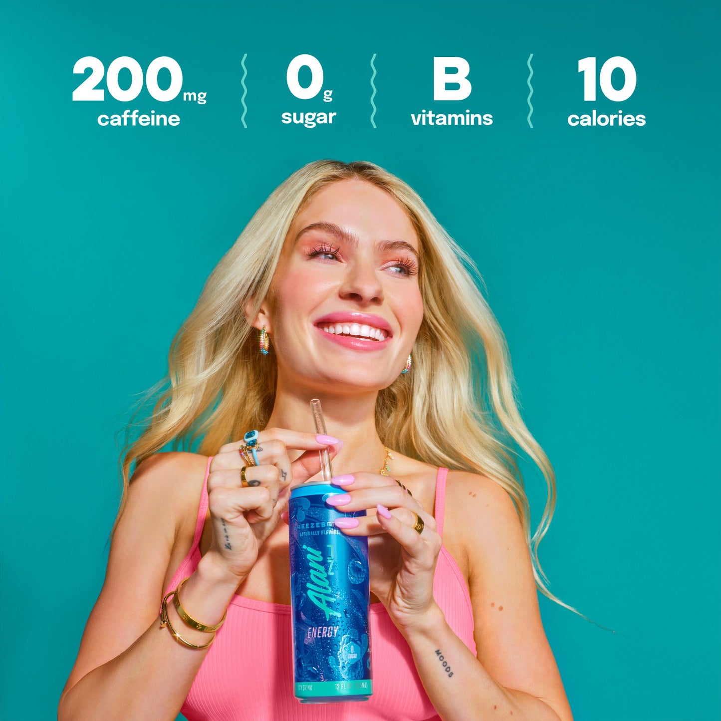 Alani Nu Zero Sugar Energy Drink - Breezeberry