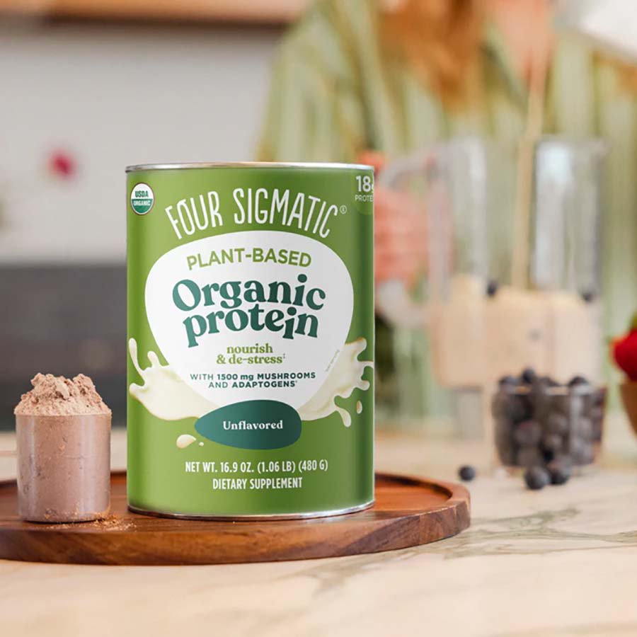 Four Sigmatic Plant-Based Organic 18g Protein Powder - Unflavored