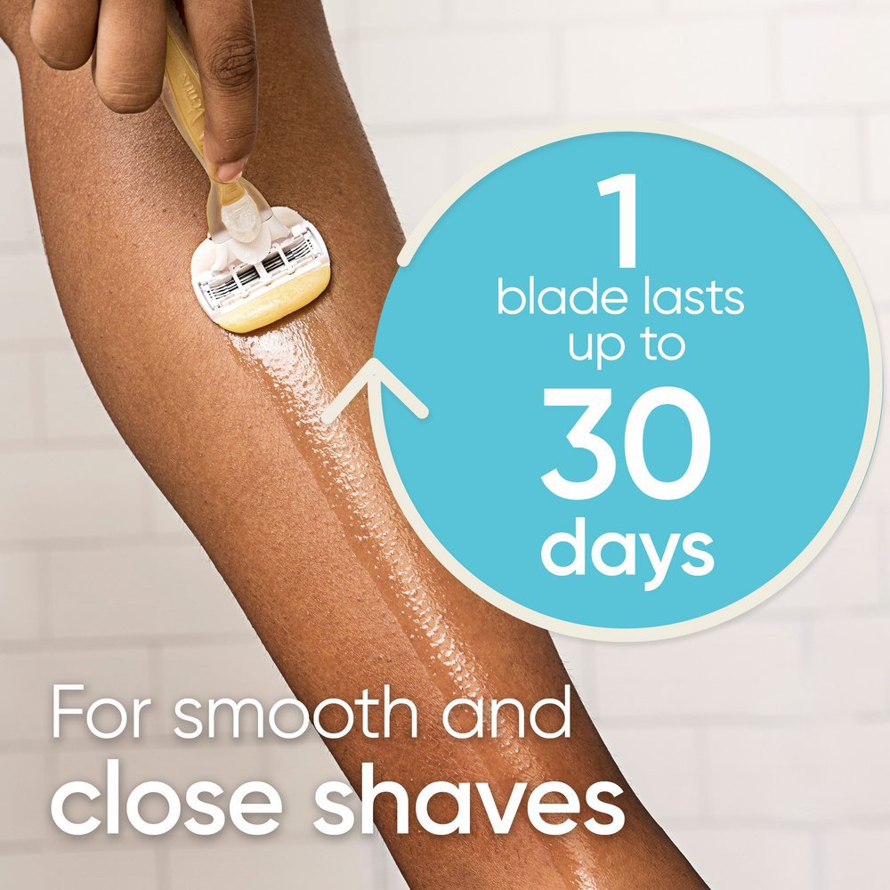 Gillette Venus Comfortglide with Olay Coconut Women's Razor + 2 Blade Refills