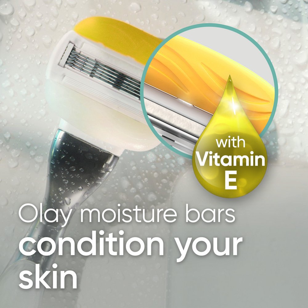 Gillette Venus Comfortglide with Olay Coconut Women's Razor + 2 Blade Refills