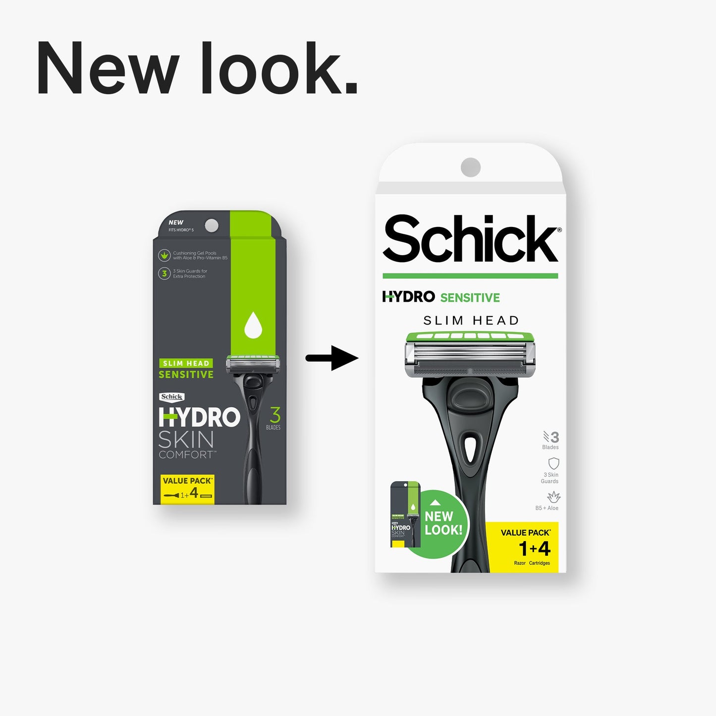 Schick Hydro Sensitive Skin Slim Head Razor