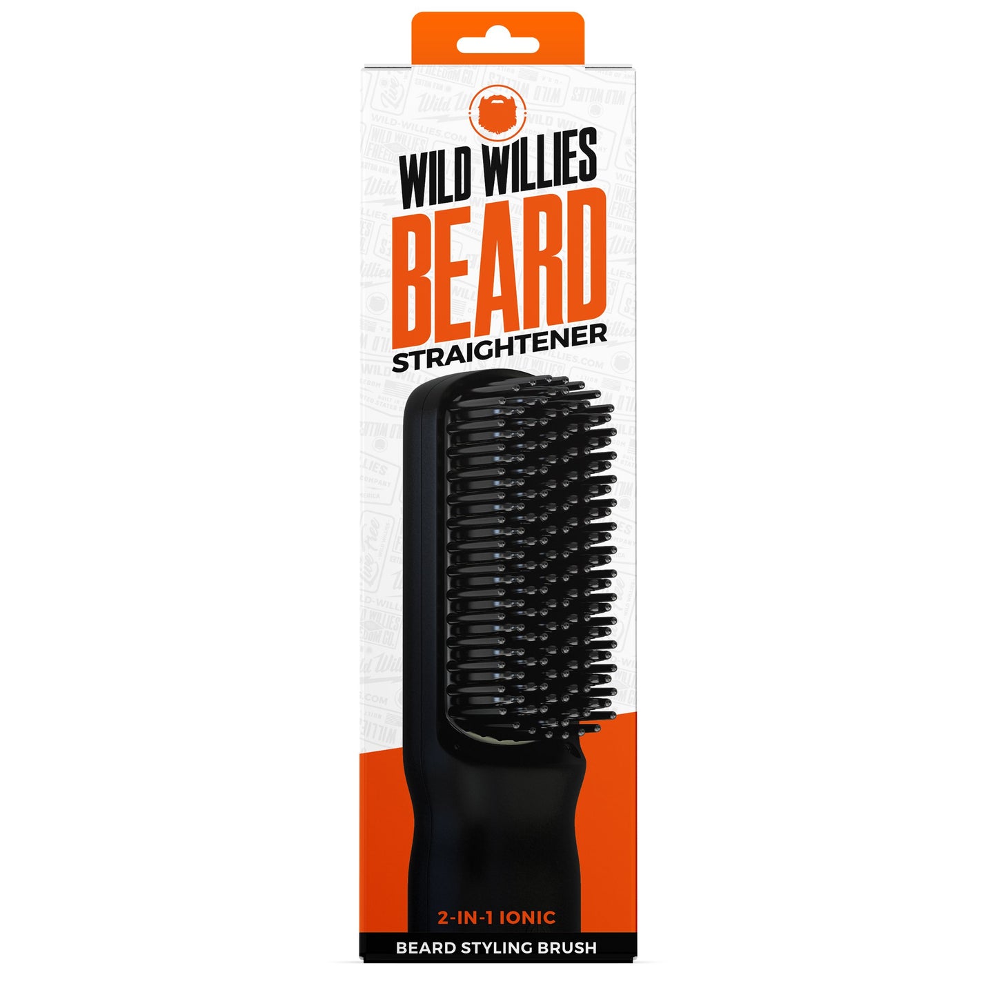 Wild Willies Heated 2-In-1 Ionic Beard Styling Brush
