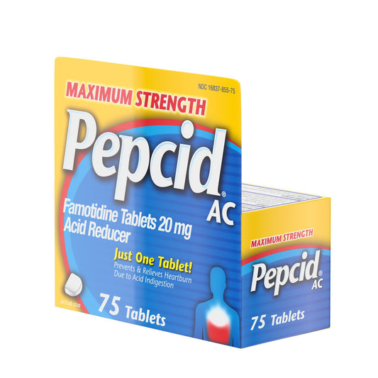 Pepcid AC Maximum Strength Acid Reducer Tablets - 20mg