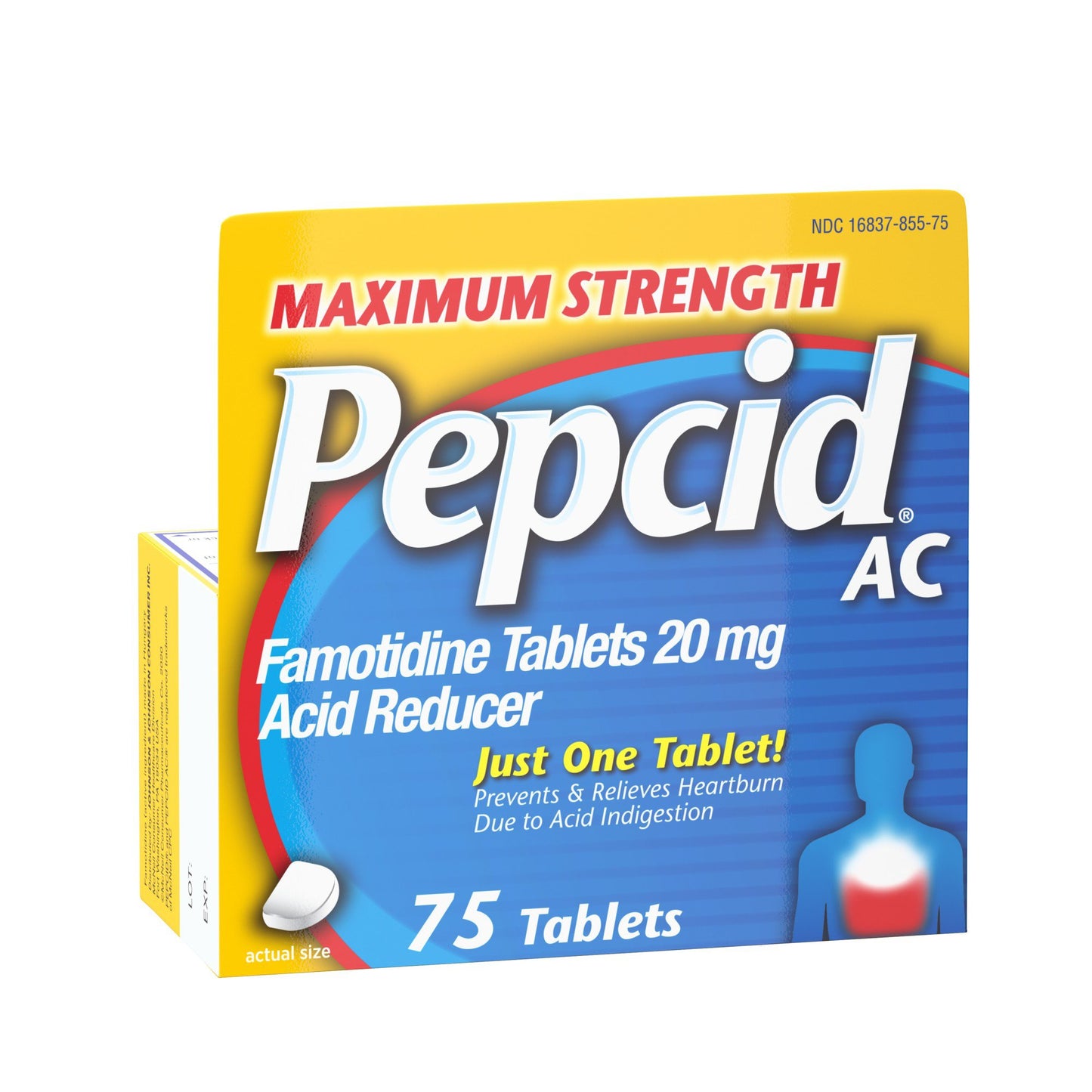 Pepcid AC Maximum Strength Acid Reducer Tablets - 20mg
