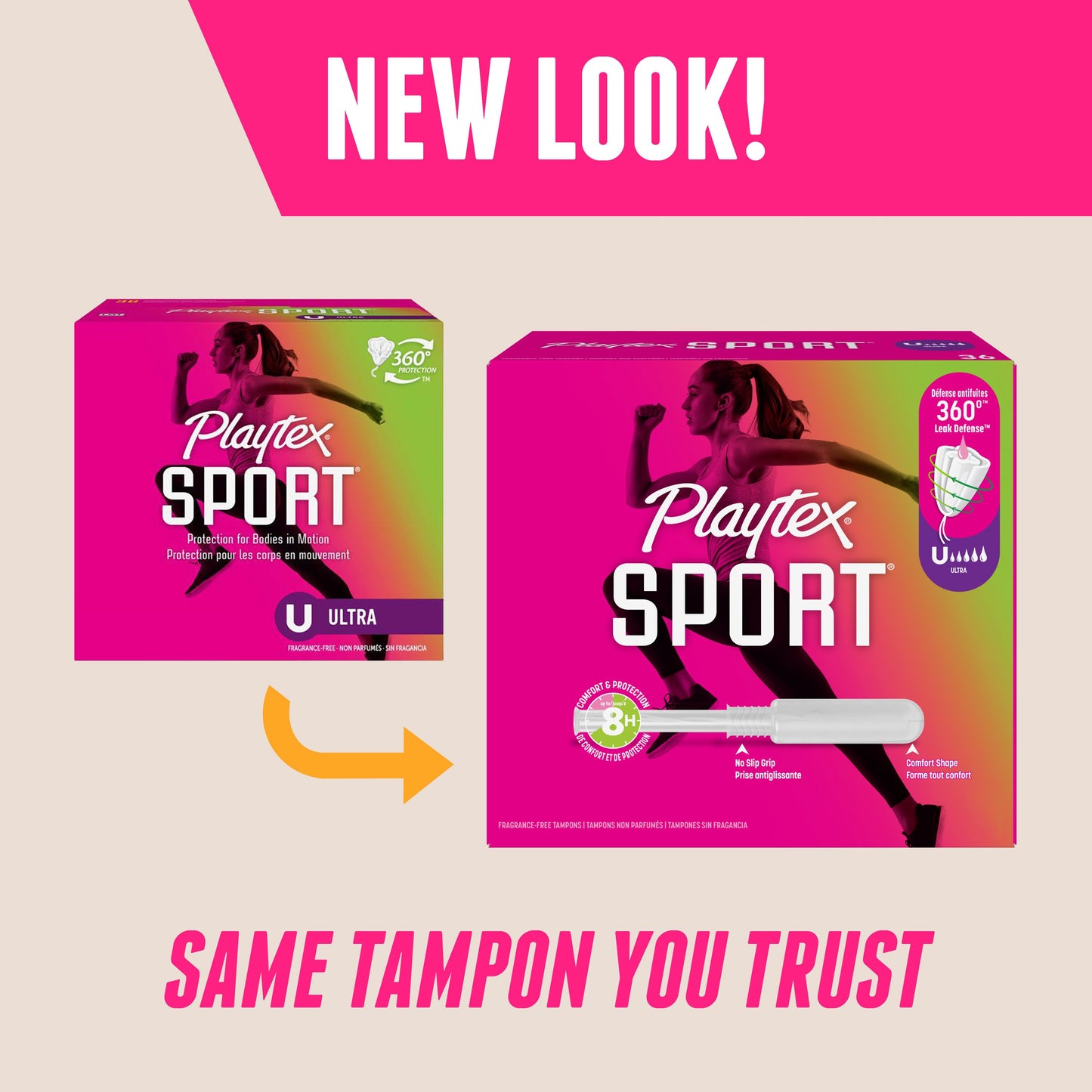 Playtex Sport Tampons - Ultra, Unscented