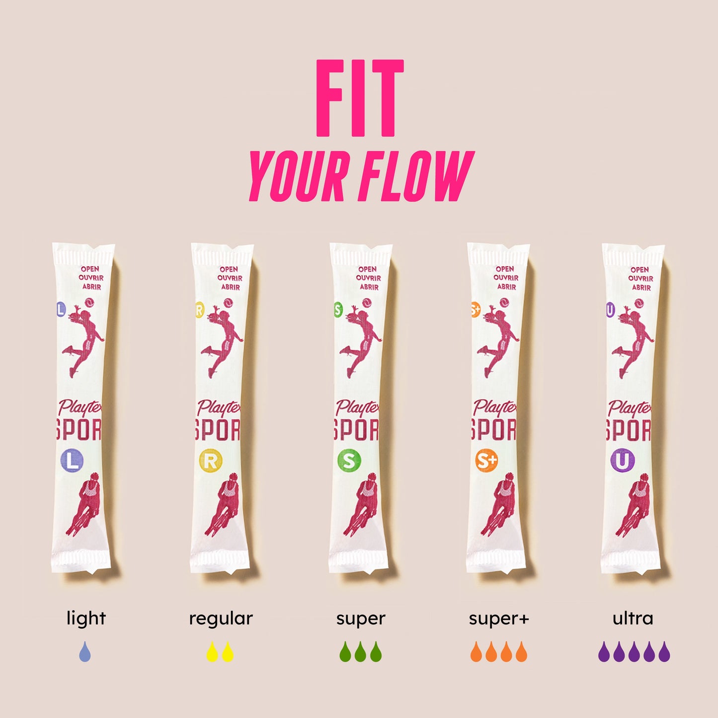 Playtex Sport Tampons - Ultra, Unscented