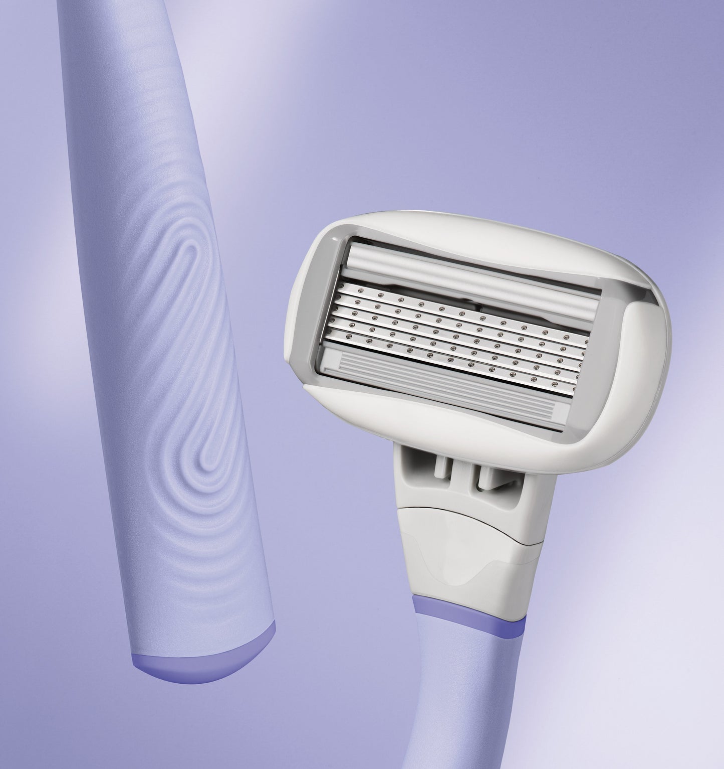 Flamingo Women’s 5 Blade Razor Kit - Lilac