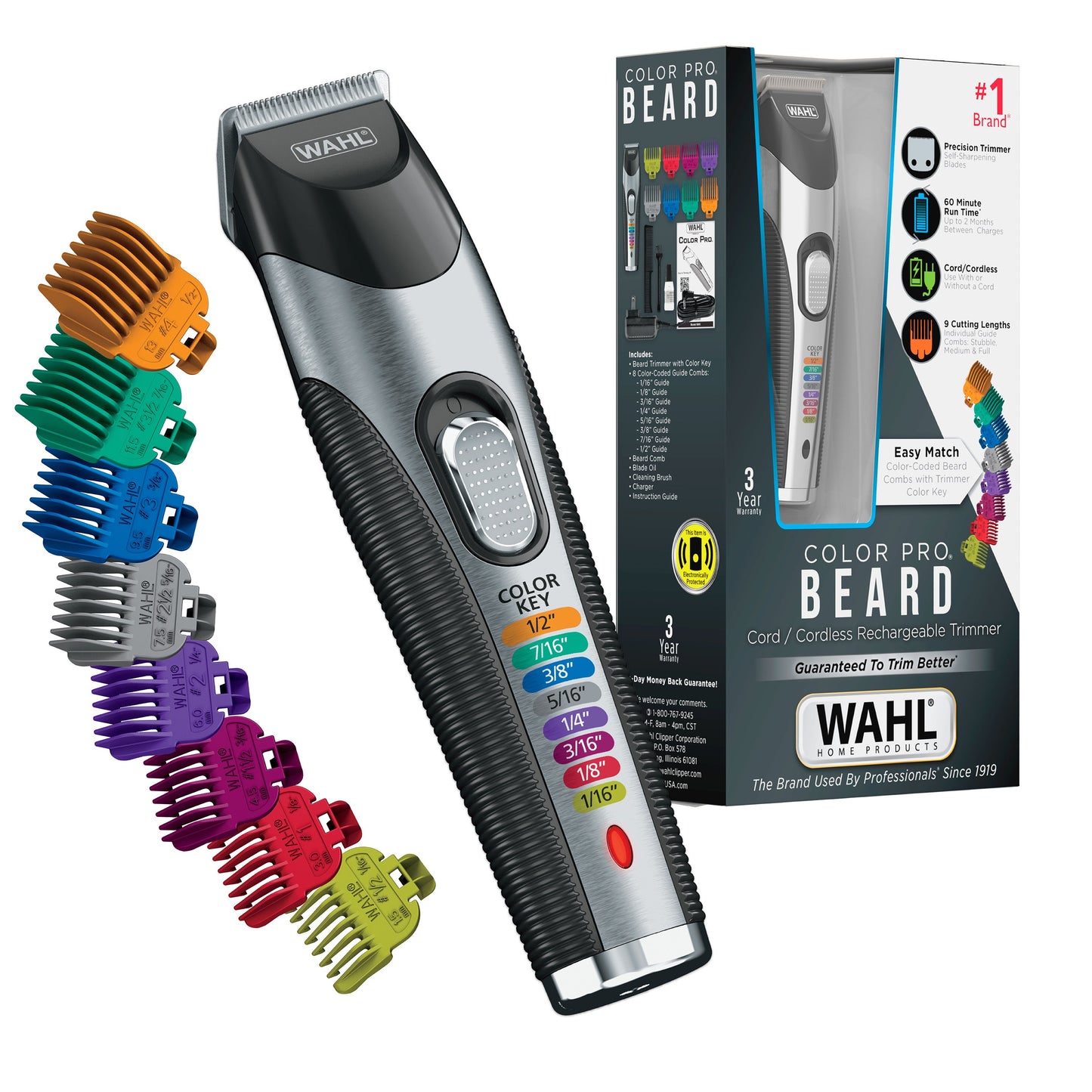 Wahl Color Pro Rechargeable Beard Trimmer