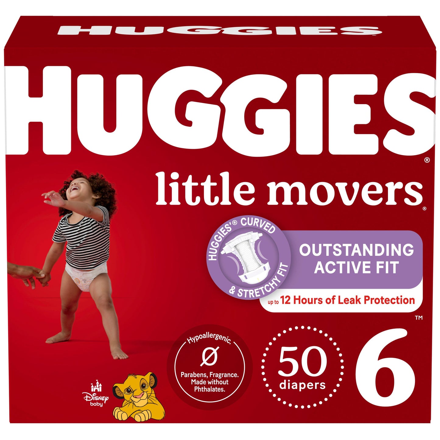 Huggies Little Movers Baby Diapers - Size 6