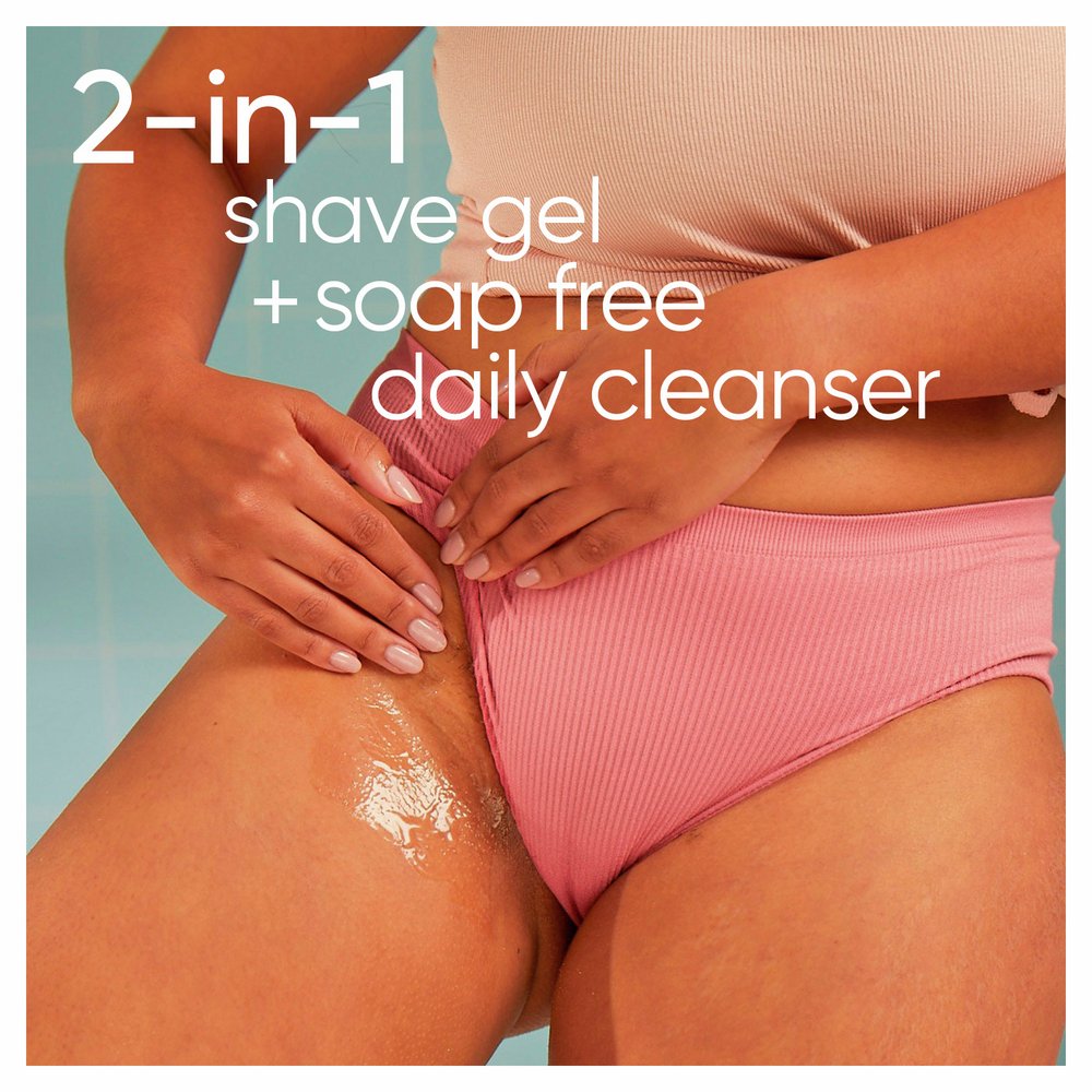 Gillette Venus for Pubic Hair and Skin 2-in-1 Cleanser + Shave Gel