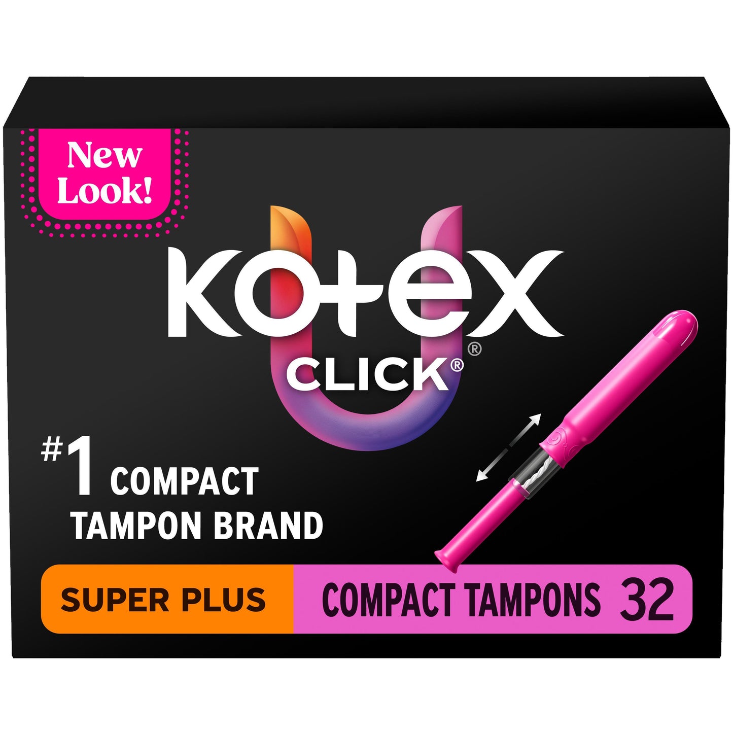 U By Kotex Click Compact Super Plus Tampons