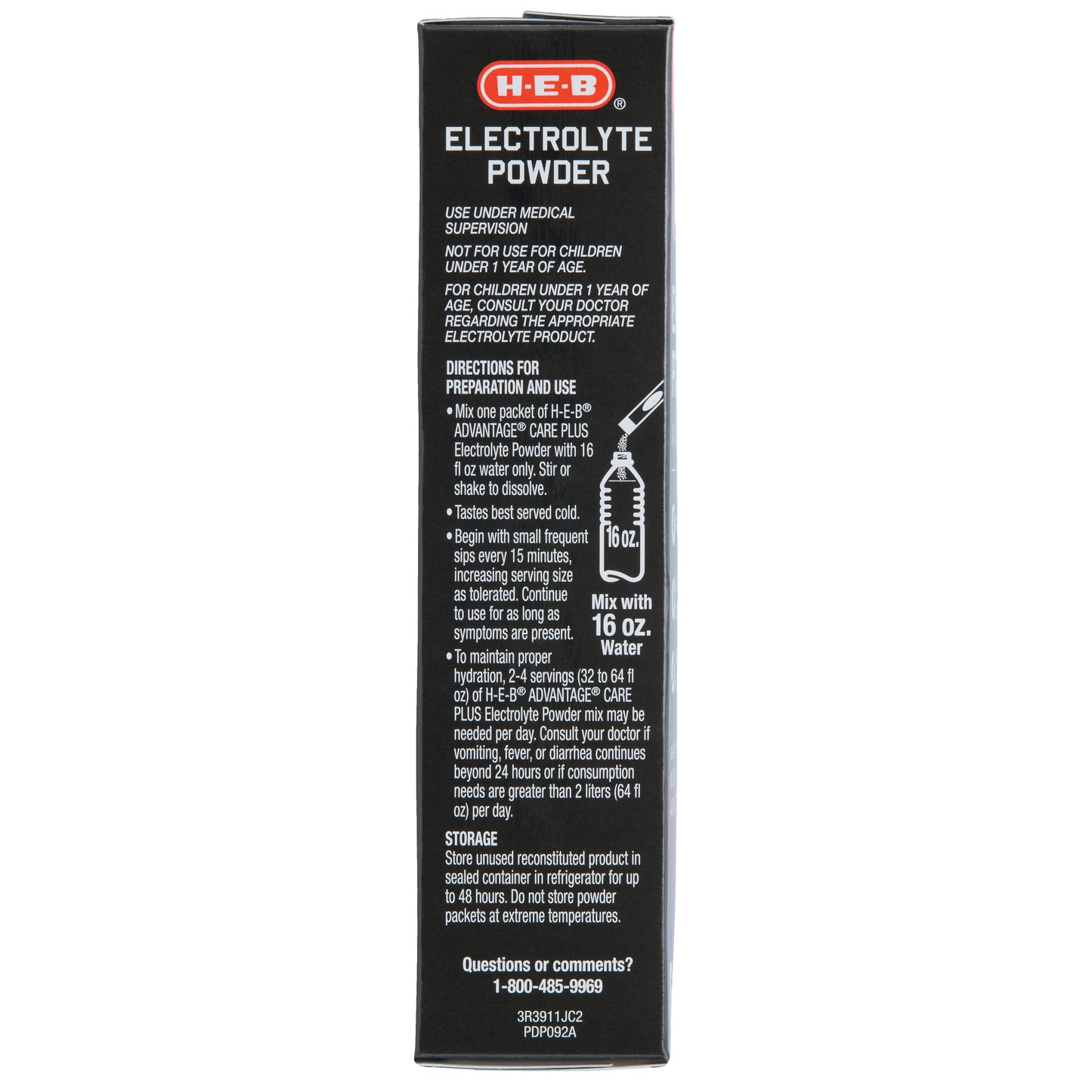 H-E-B Electrolyte Powder Packets - Strawberry Freeze