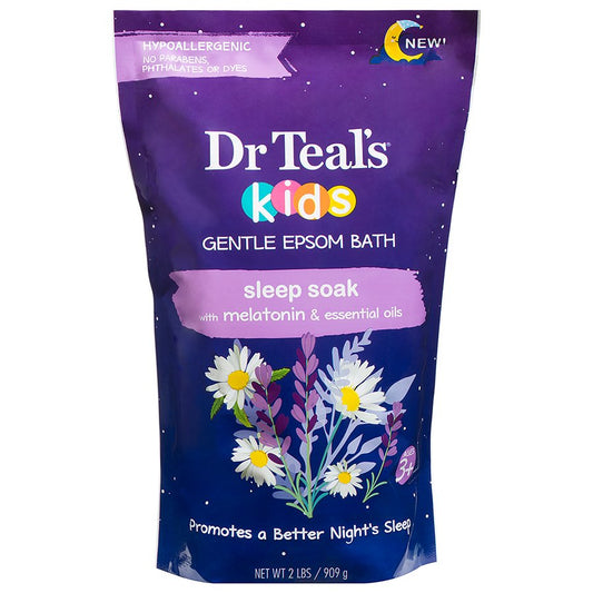 Dr Teal's Kids Gentle Epsom Bath Sleep Soak with Melatonin