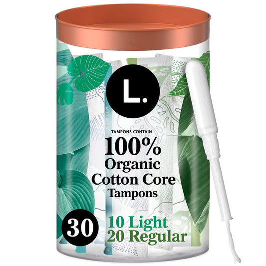 L. Cotton Tampons Light/Regular Absorbency Multipack