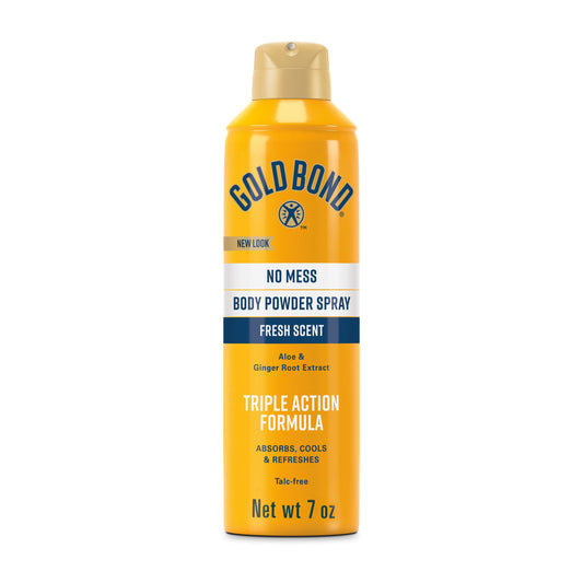 Gold Bond No Mess Body Powder Spray - Fresh Scent