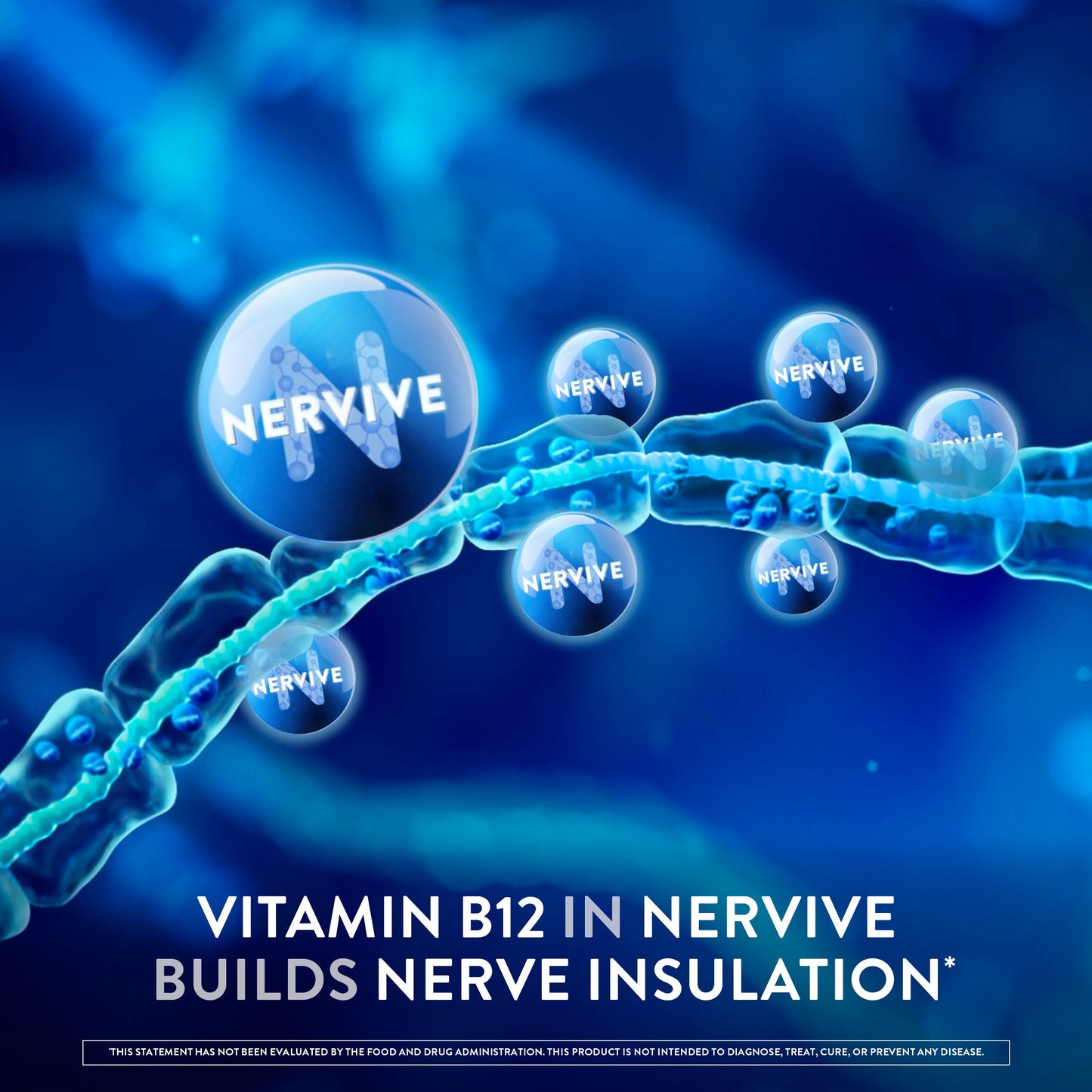 Nervive Nerve Health Tablets with Alpha Lipoic Acid, to Fortify Nerve Health & Function in Fingers, Hands, Toes, & Feet
