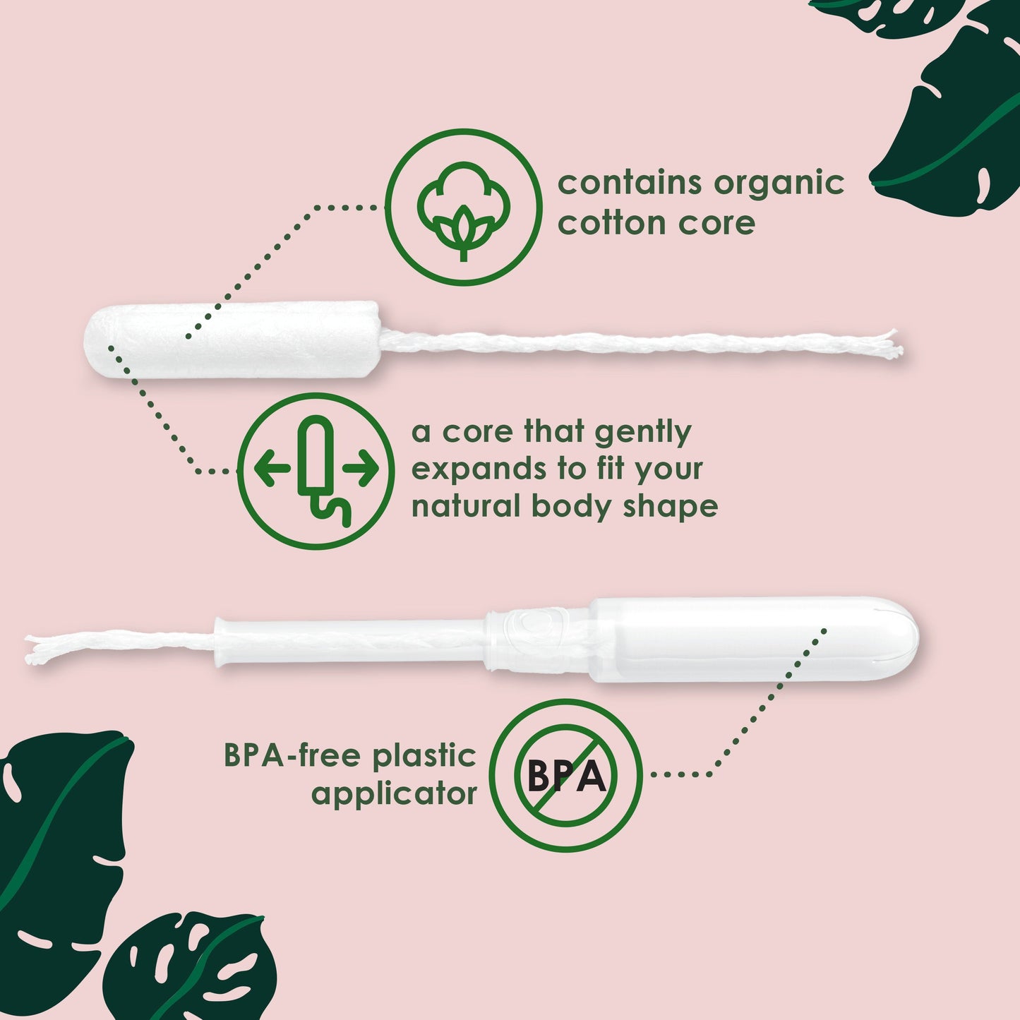 L. Cotton Tampons Regular/Super Absorbency Multipack
