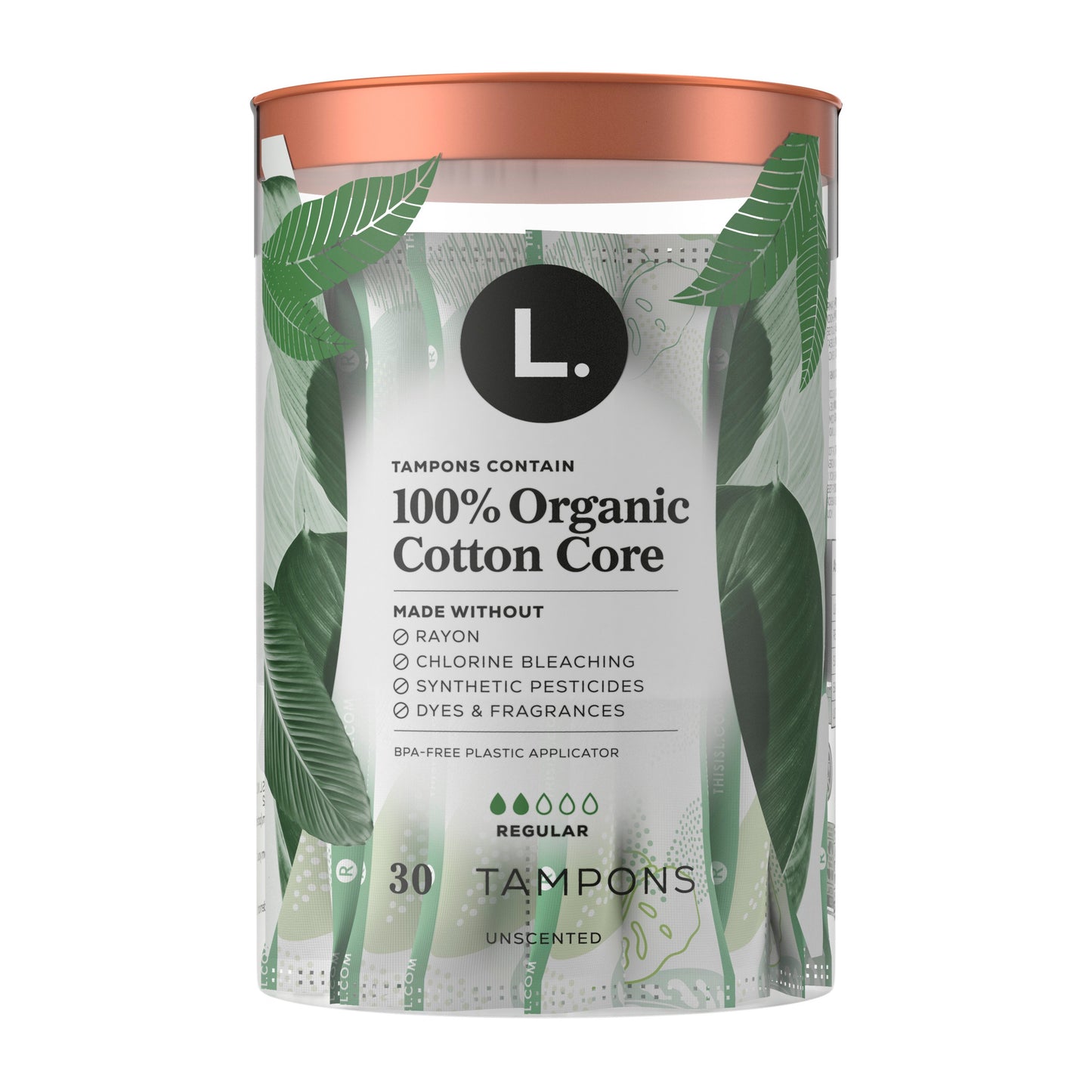 L. Cotton Tampons - Regular Absorbency