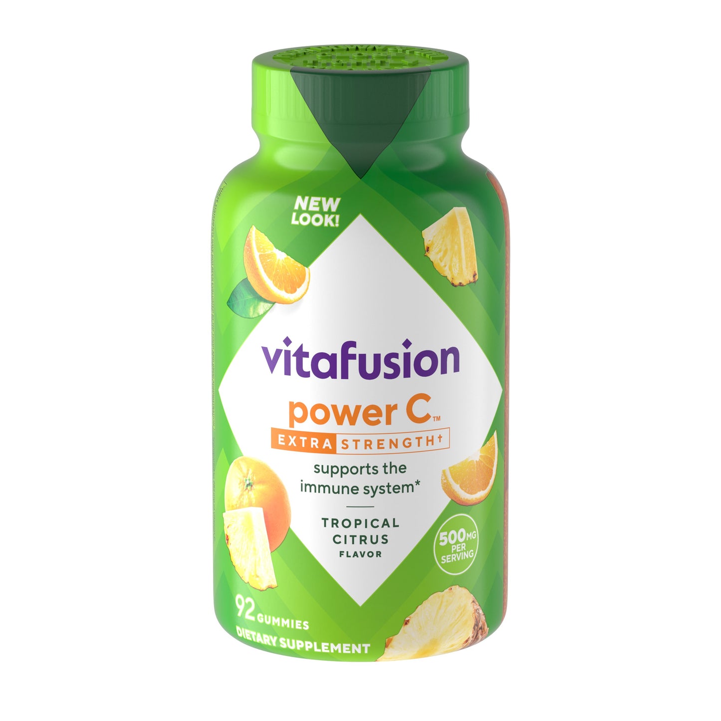 Vitafusion Power C Extra Strength 500 mg Gummies - Tropical Citrus