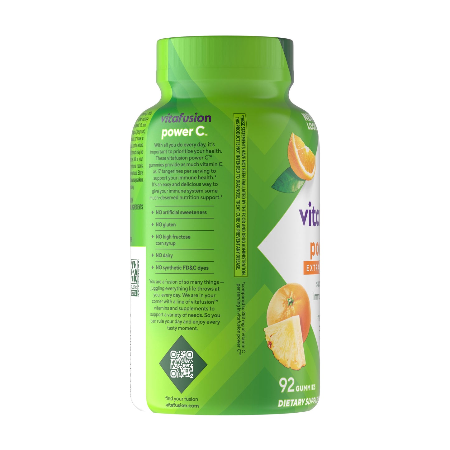 Vitafusion Power C Extra Strength 500 mg Gummies - Tropical Citrus
