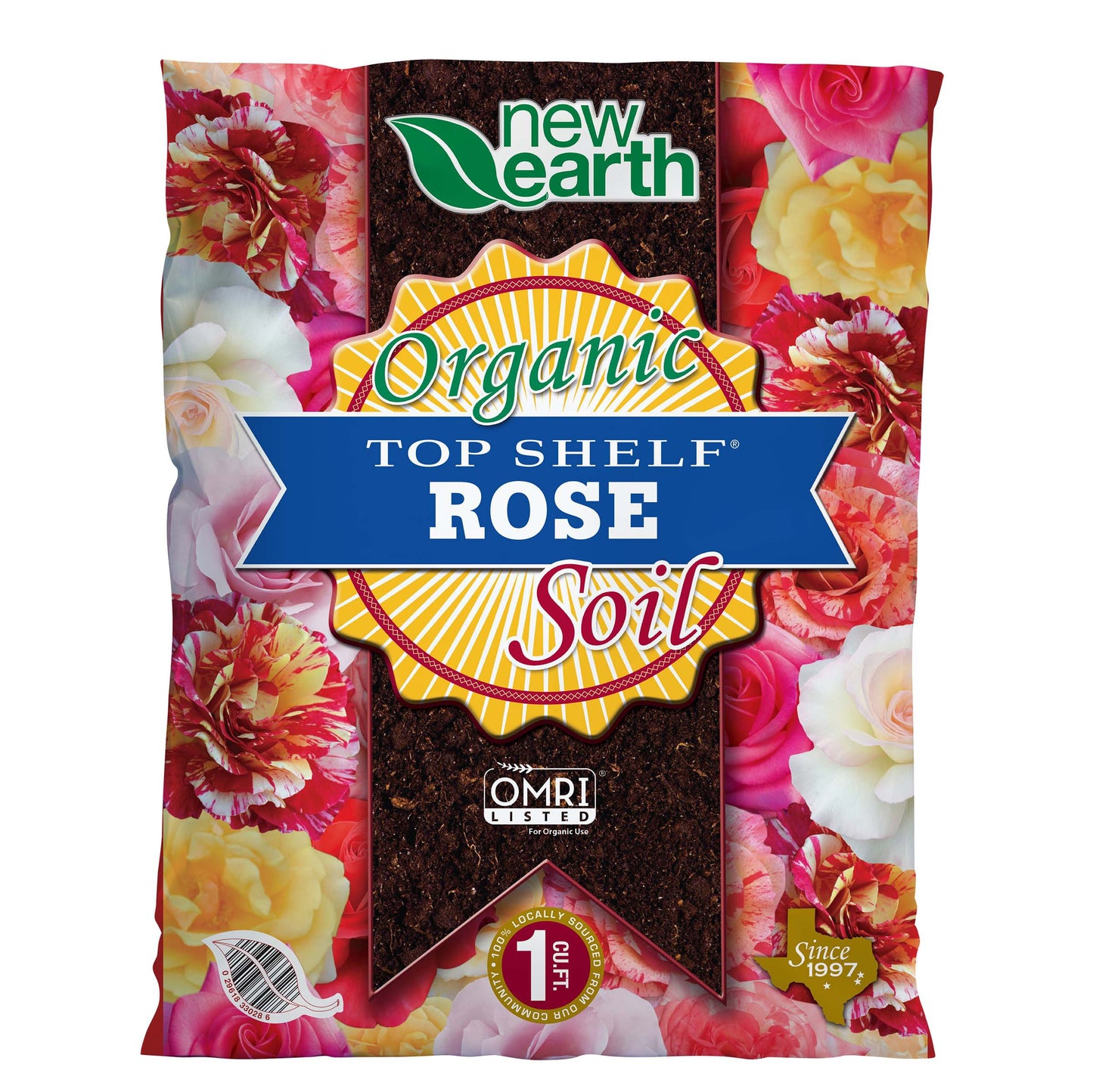 New Earth Organic Top Shelf Rose Soil